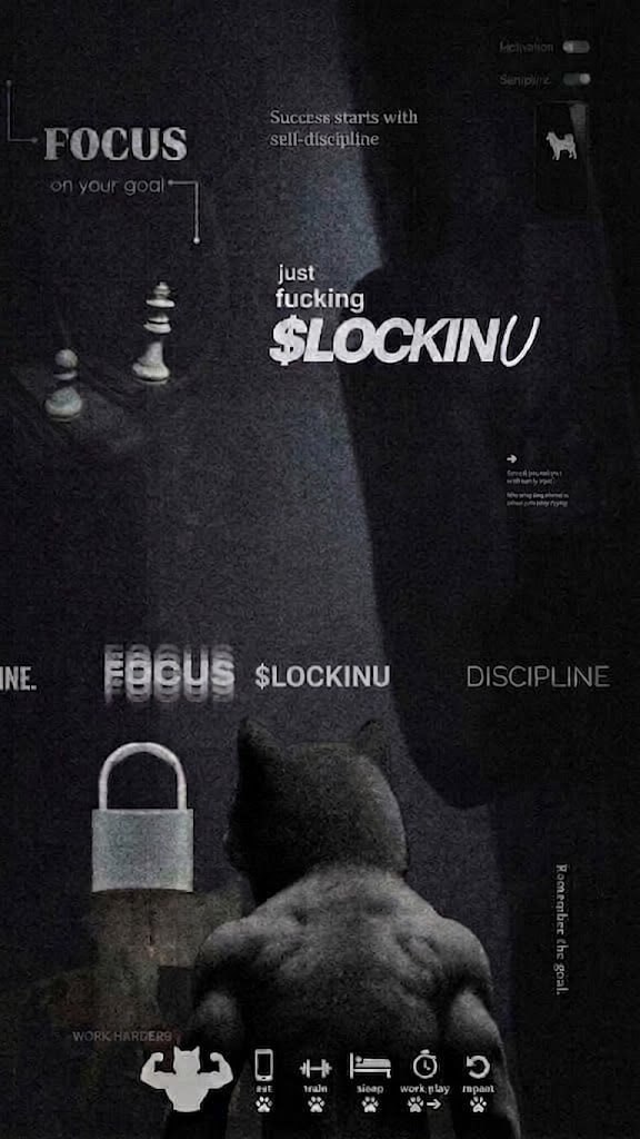 Focus. Discipline. Just lock in.